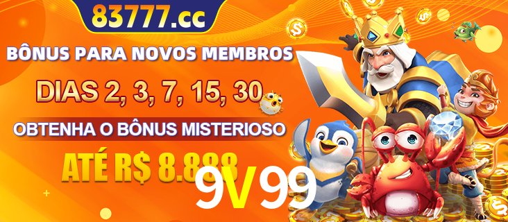 Anúncio dos benefícios para Membro VIP Sênior na plataforma 9V99, incluindo bônus promocionais, semanais e mensais, ilustrado com o personagem Fortune Tiger.
